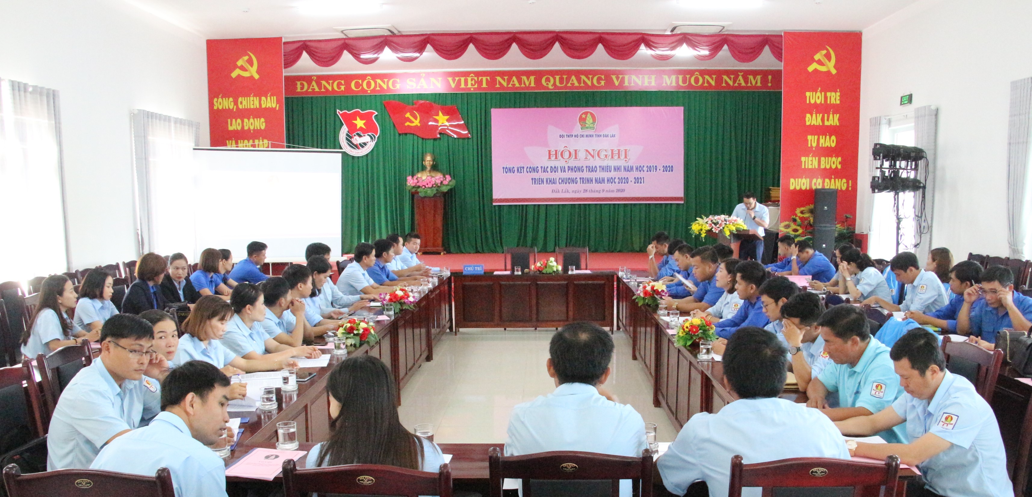 Hội nghị tổng kết công tác Đội và phong trào thiếu nhi năm học 2019-2020